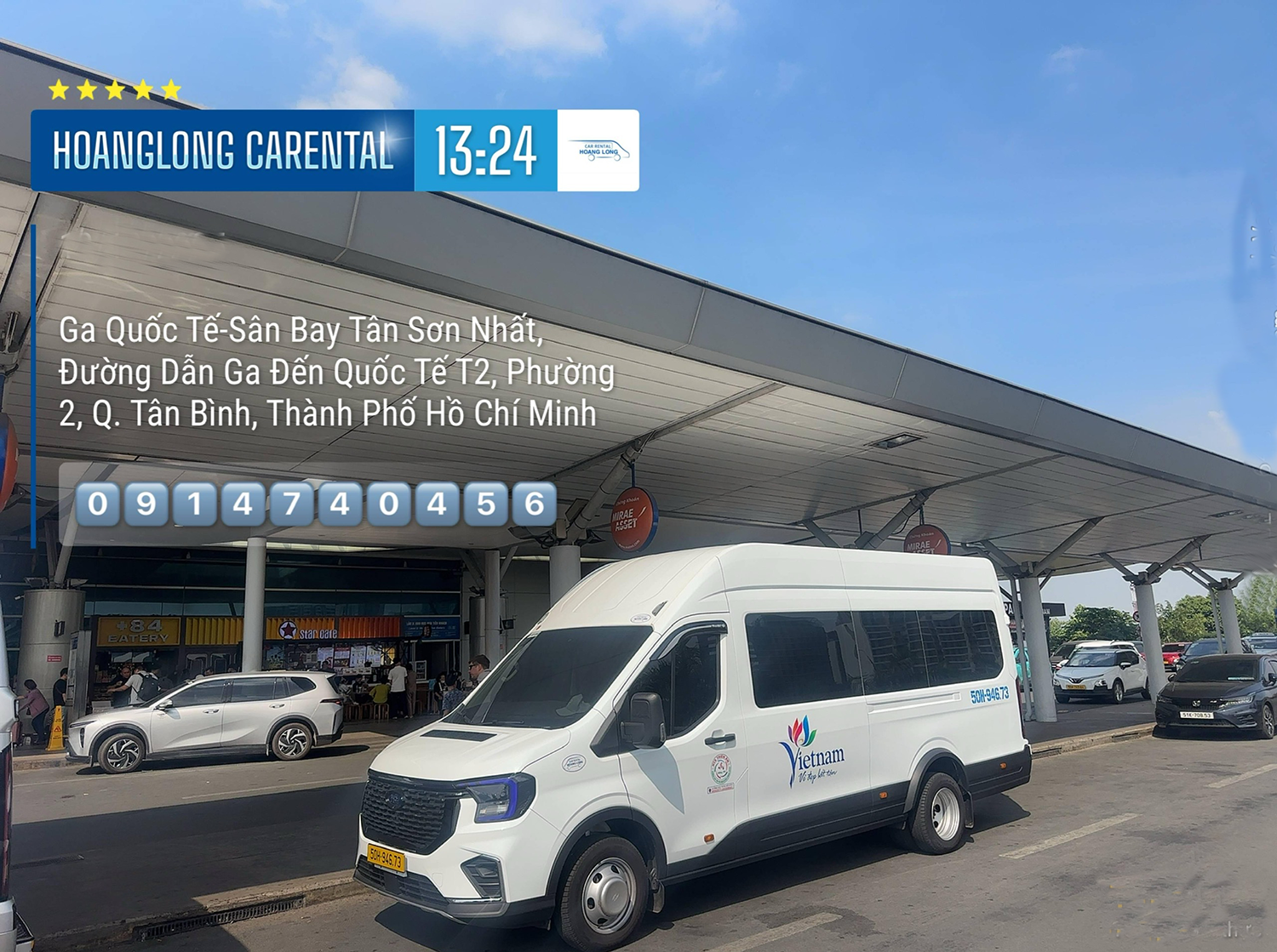 DỊCH VỤ XE 16 CHỖ ĐƯA ĐÓN SÂN BAY GIÁ RẺ - HOANG LONG