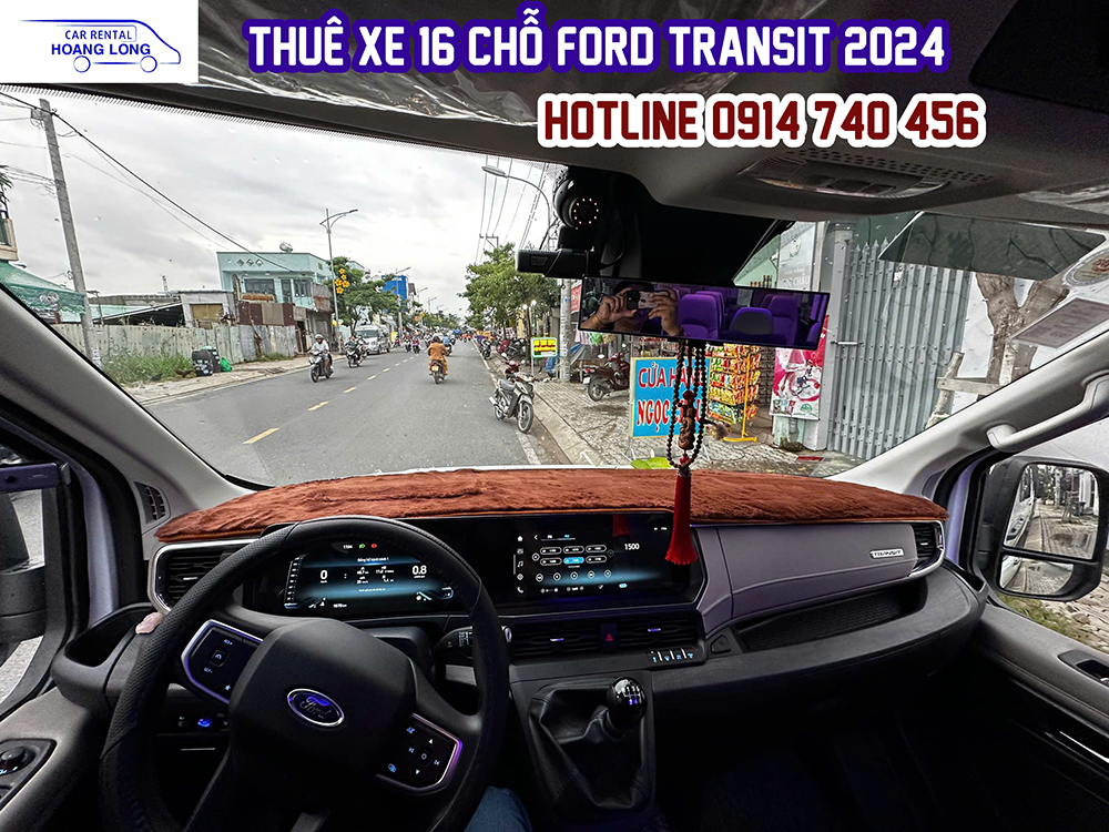 Cho Thuê xe 16 chỗ Ford Transit đời mới TPHCM