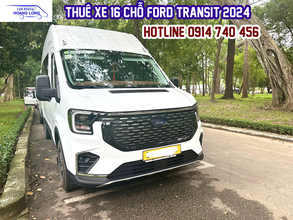 Thuê xe 16 chỗ Ford Transit 2024 TPHCM