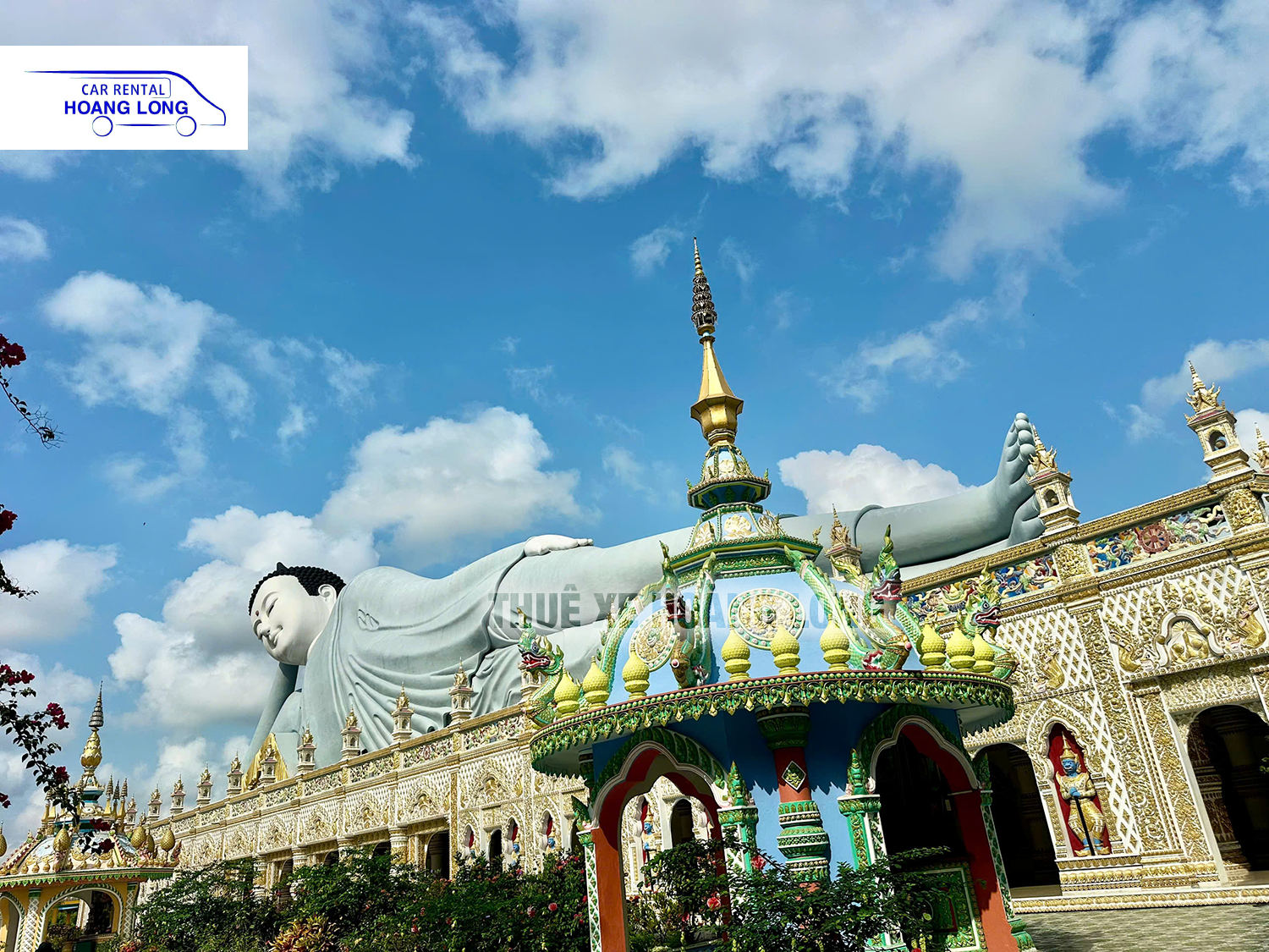 CHO THUÊ XE 16 CHỖ ĐI CHÙA SOM RONG SÓC TRĂNG