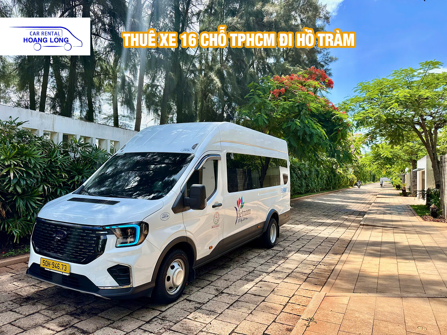 CHO THUÊ XE 16 CHỖ ĐI HỒ TRÀM GIÁ RẺ UY TÍN