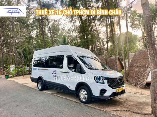 CHO THUÊ XE 16 CHỖ TPHCM ĐI BÌNH CHÂU - BÀ RỊA VŨNG TÀU