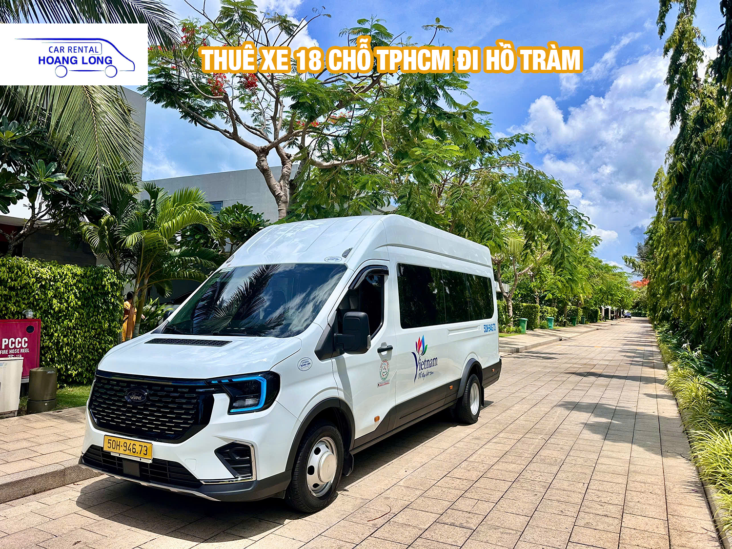THUÊ XE 18 CHỖ TPHCM ĐI HỒ TRÀM GIÁ RẺ